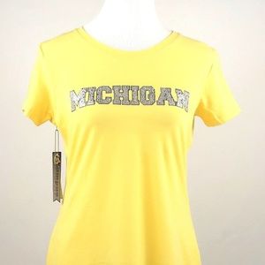 New with tags michigan women's graphic tee t shirt